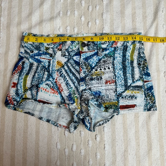 RAG & BONE Jean Surf Knit MultiColor Shorts size 28 - Picture 6 of 12